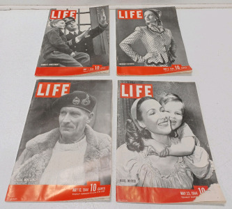 (17) May-August 1944 Life Magazines