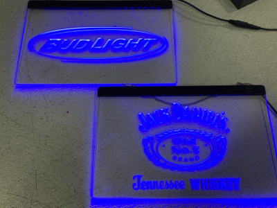 Bud Light and Jack Daniel’s LED Signs