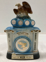 (3) Jim Beam Whiskey Decanters - 3