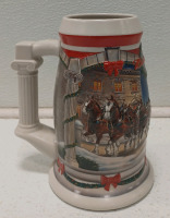 (4) Budweiser Ceramic Beer Stein Mugs - 2