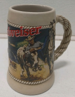 (4) Budweiser Ceramic Beer Stein Mugs - 3