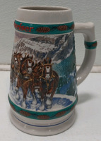 (4) Budweiser Ceramic Beer Stein Mugs - 9