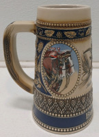 (4) Budweiser Ceramic Beer Stein Mugs - 11