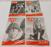 (18) January-April 1945 Life Magazines - 3