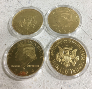 Donald Trump 2024 Election Promo Coins (4)