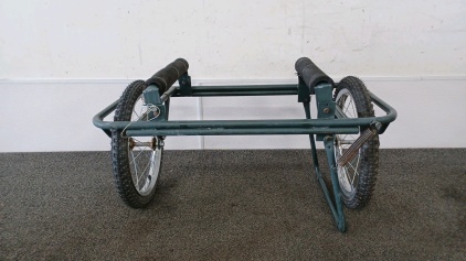 Metal-Framed 2-Wheel Cart