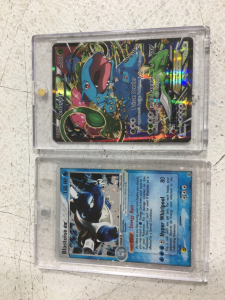 Pokémon EX Cards Blastoise (2004) and Venusaur (2016) Both in Jewel Cases