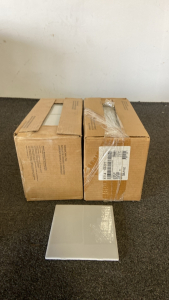 (5) Boxes Of 50 Gray Tiles