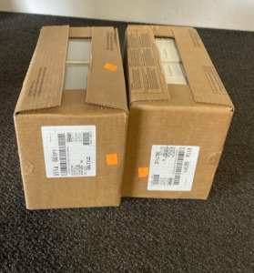 (5) Boxes Of 50 Gray Tiles