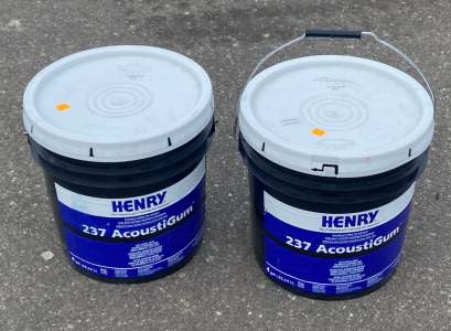 (2) Henry 237 AcoustiGum Ceiling Tile Adhesive