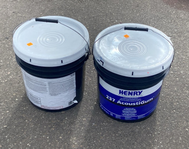 (2) Henry 237 AcoustiGum Ceiling Tile Adhesive