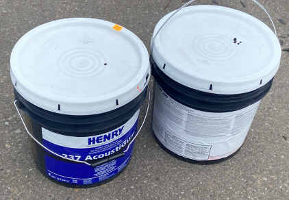 (2) Henry 237 AcoustiGum Ceiling Tile Adhesive