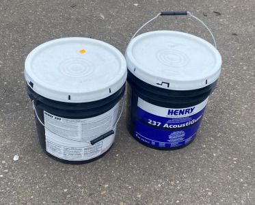 (2) Henry 237 AcoustiGum Ceiling Tile Adhesive