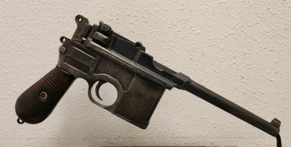 Mauser C96 7.63x25 (.30 Mauser) Semi Automatic Pistol With Shoulder Stock, MATCHING NUMBERS!-- 86225