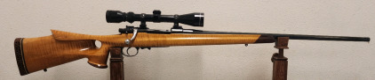 Bliss Titus 6mm Rem. Bolt Action Rifle With Beautiful Thumb Hole Stock And Tasco 3-9x40 Scope