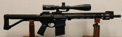 DPMS Model LR-GII Multi Caliber .308 Semi Automatic Assault Style Rifle With Firefield 4-16x42AOE Scope-- EH011117