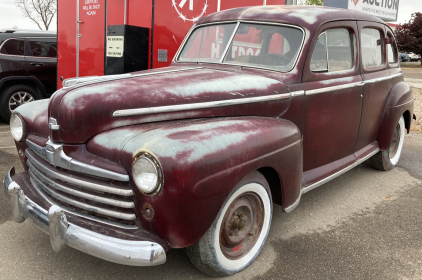 1947 FORD SUPER DELUXE - 4 DOORS - FLATHEAD V8 - PROJECT