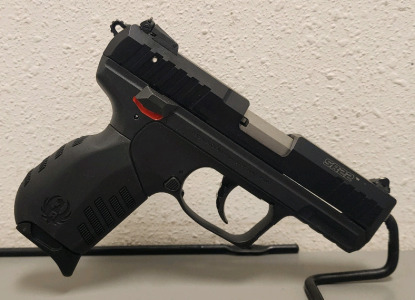Ruger SR22 .22LR Semi Automatic Pistol With Original Box, (2) Magazines, And Replacement Grip-- 361-93232