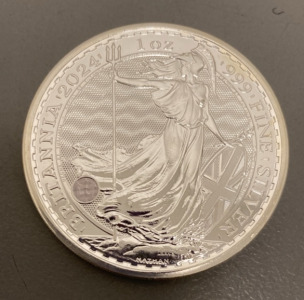 Britannia 2024 1oz .999 Fine Silver Coin Great Britain