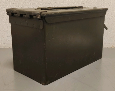 Ammo Can With (195) Rounds Of 8mm; 13 Boxes of 15 Rounds