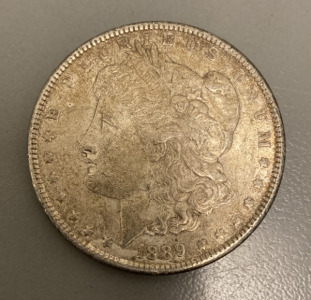 1889 Morgan SIlver One Dollar Coin