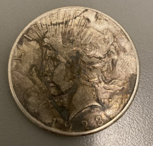 1923 Peace Silver One Dollar Coin