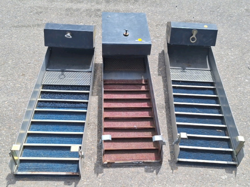 3 Keene Gold Mining Sluice Boxes