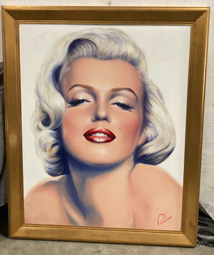 (57”x70”) Marilyn Monroe Painting By: Robino