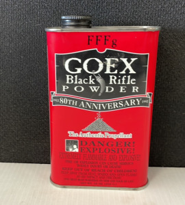 Goex Black Rifle Powder 1992 80th Anniversary Authentic Propellant