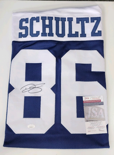 Dalton Schultz Dallas Cowboys Autographed Jersey- JSA Certified