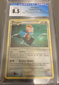 Pokémon Porygon 2010 CGC 8.5 Card