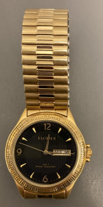 Elgin II Gold Tone Watch