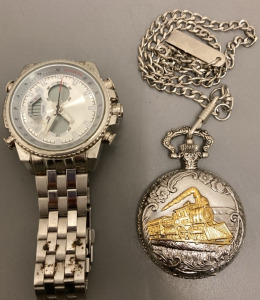 Men&rsquo;s Wristwatch, Replica Pocket Watch