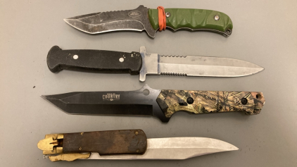 (4) Assorted Knives