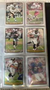 Tops Chrome 1999 Football Lot, Including Deion Sanders, Incomplete Set