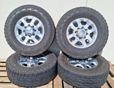 (4) 2012 GMC 18” Wheels with Toyo Open Country Tires