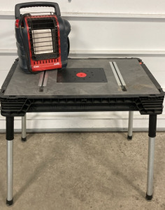Husky Saw Table, Portable Propane Space Heater