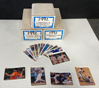 1992 Collectors Baseball Cards!- Classic Best Minor League (1-400), Upper Deck Minor League Baseball (1-330), & Upper Deck Extended (701-800)