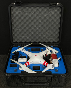 DJI Phantom 2 Drone In Heavy Duty Case (Works!)
