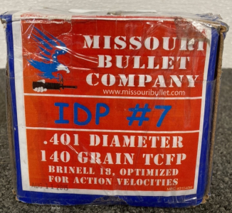 (400)Ct Missouri Bullet Company 40S&W 140Gr TCFP