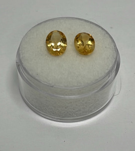 2.30ct. Natural Oval Cut And Faceted Citrine Gemstones