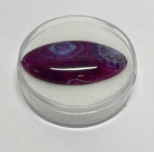 36.50ct. Purple Fire Agate Gemstone Cabochon