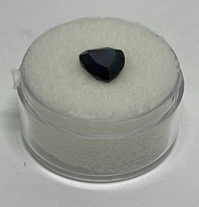 3.65ct. Natural Blue Sapphire Trillion Cut And Faceted 8mm x 8mm Gemstone