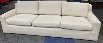 Off-White 3-Seat Sofa