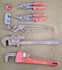 (2) Pipe Wrenches & More
