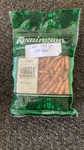 (100)Ct Remington 7mm 140Gr Bullets