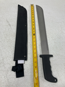 23&rdquo; Machete with Back Saw