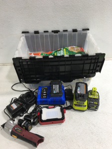 Power Tool Batteries and Chargers, Paint Rollers and More