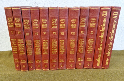 Complete Set Of Audels New Electric Library (12) Volumes, Printed In 1935