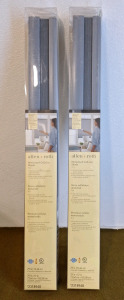 (2) Allen Roth Motorized Cellular Shades, Grey, 29" x 72", #2318948
